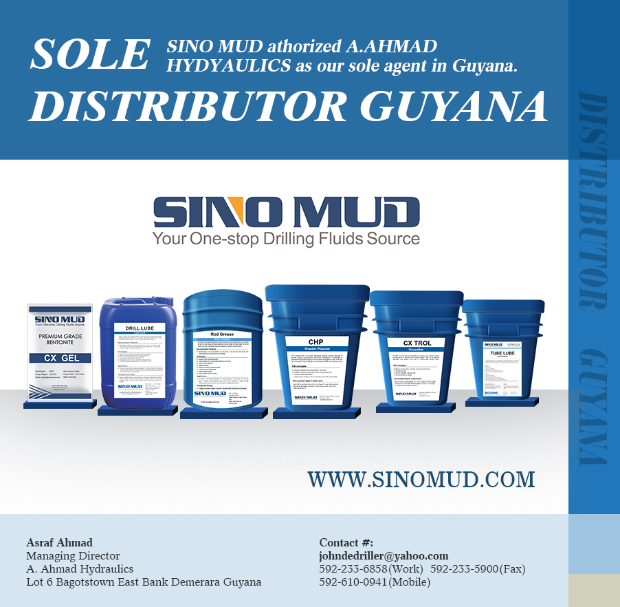 SINO MUD GROUP is one of the leading manufacturer of drilling fluids in the world supplying Foundation Drilling,Water Well Drilling
Mineral Exploration drilling, Geothermal Drilling, , Horizontal Directional Drilling (HDD) , Foundation Drilling
 and the Oil & Gas drilling market  industries.
